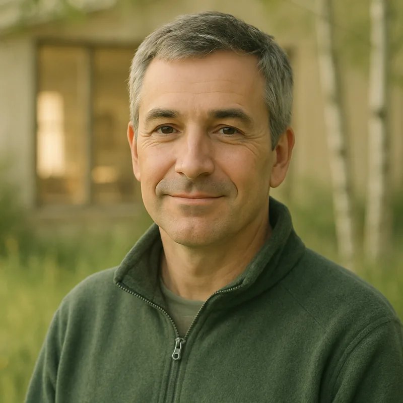 Portrait of Ross, senior hydrotherapist.